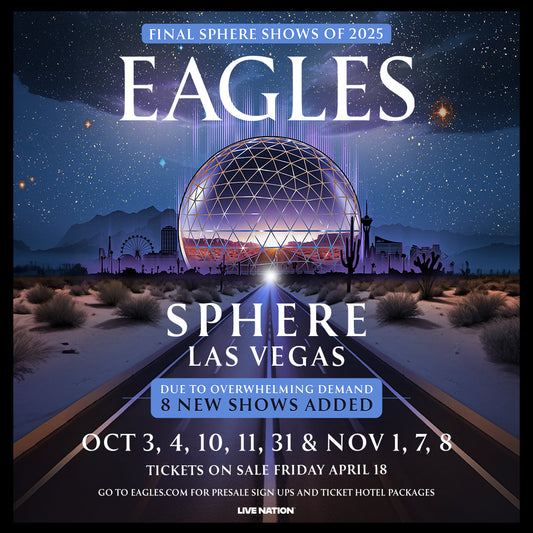 Eagles Sphere shows advertising