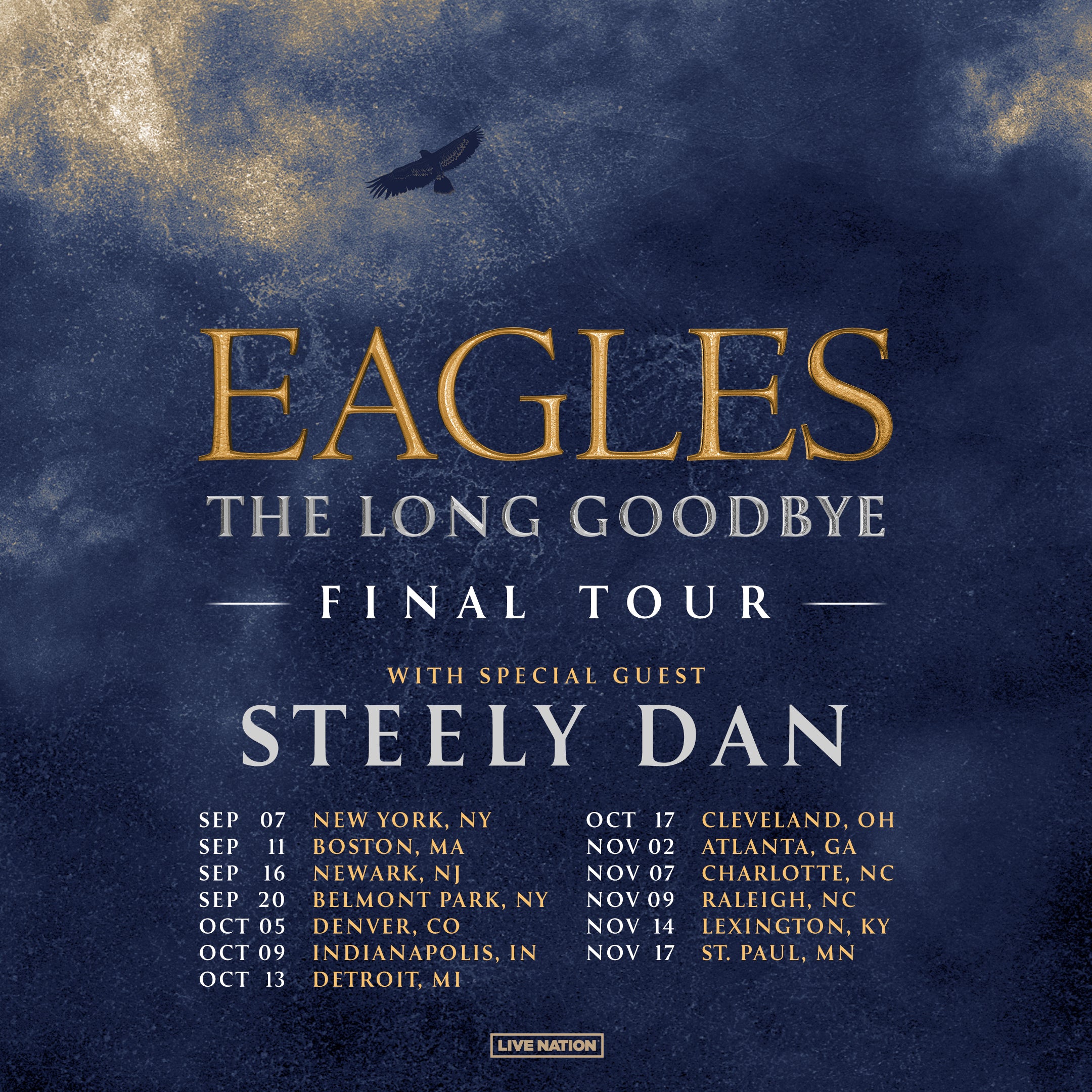 eagles last concert tour