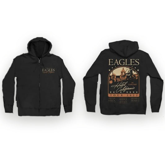 Eagles Band 2022 Tour Hotel California Unisex Black T-shirt –